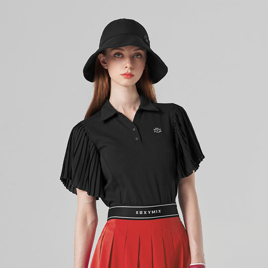 Pleats Polo Short Sleeve