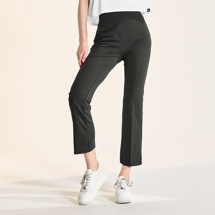 Stretch Banding Boots Cut Slacks