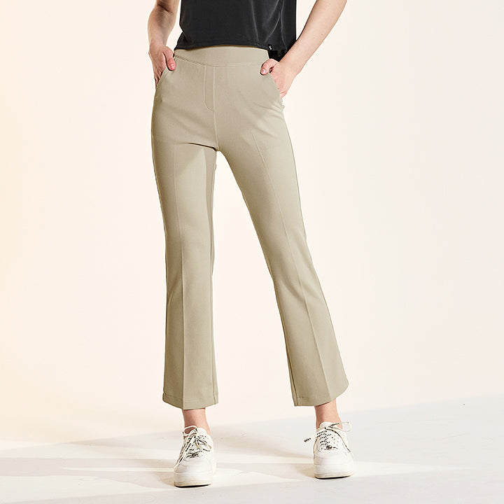 Stretch Banding Boots Cut Slacks