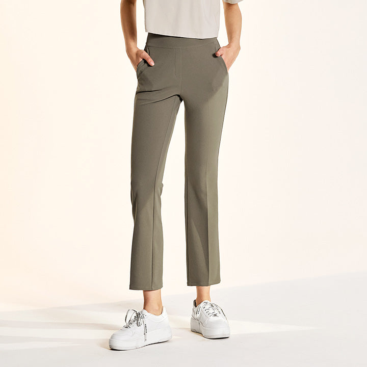 Stretch Banding Boots Cut Slacks