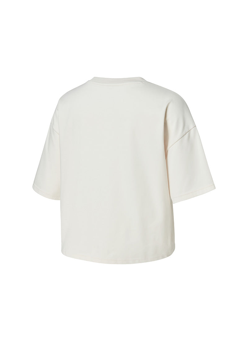 Cool Touch Basic Cropped T-shirts