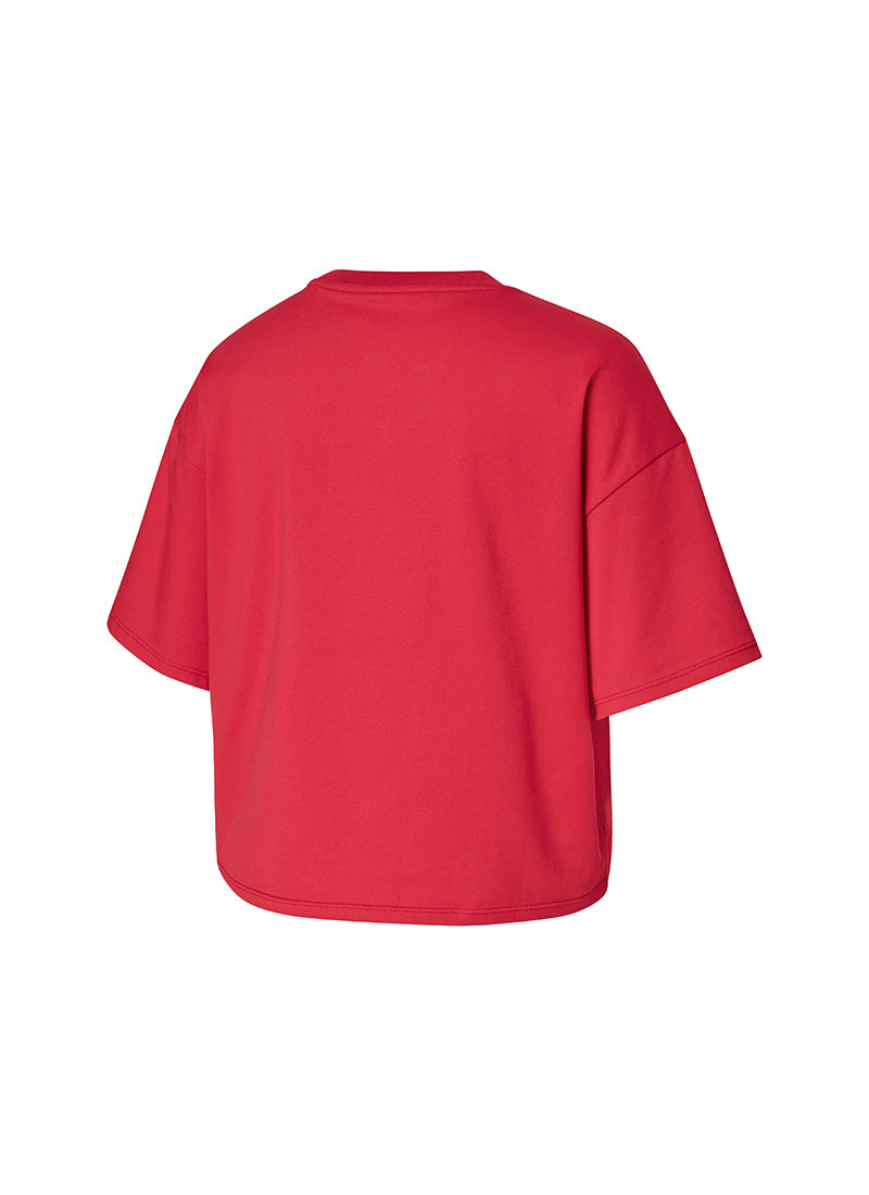 Cool Touch Basic Cropped T-shirts