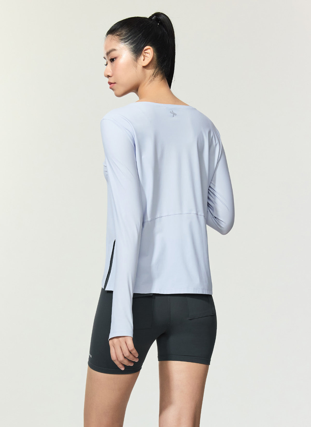 Cooling Tricot Boat Neck Long Sleeve