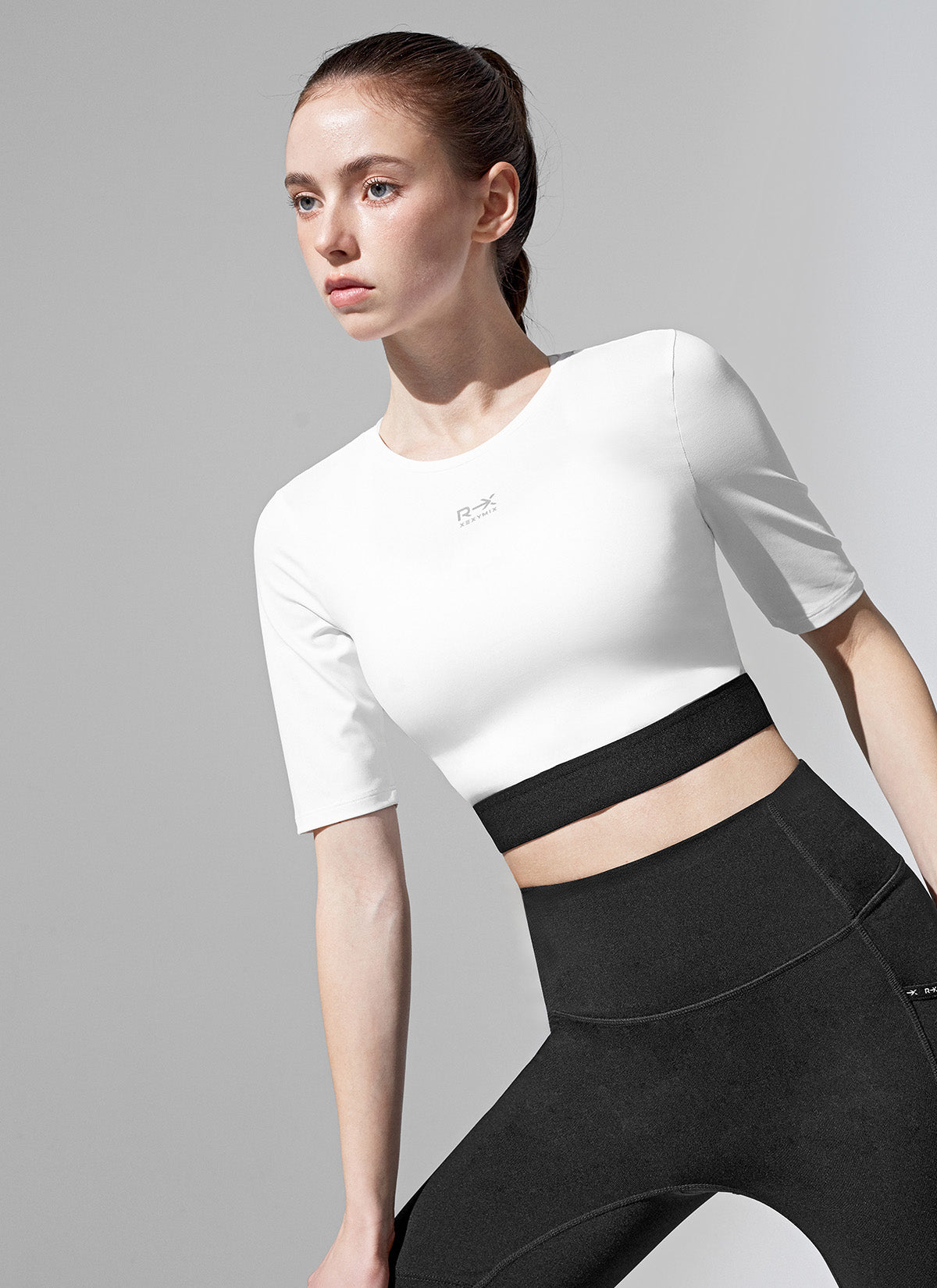 RX Back Mesh Croppedped Short Sleeve