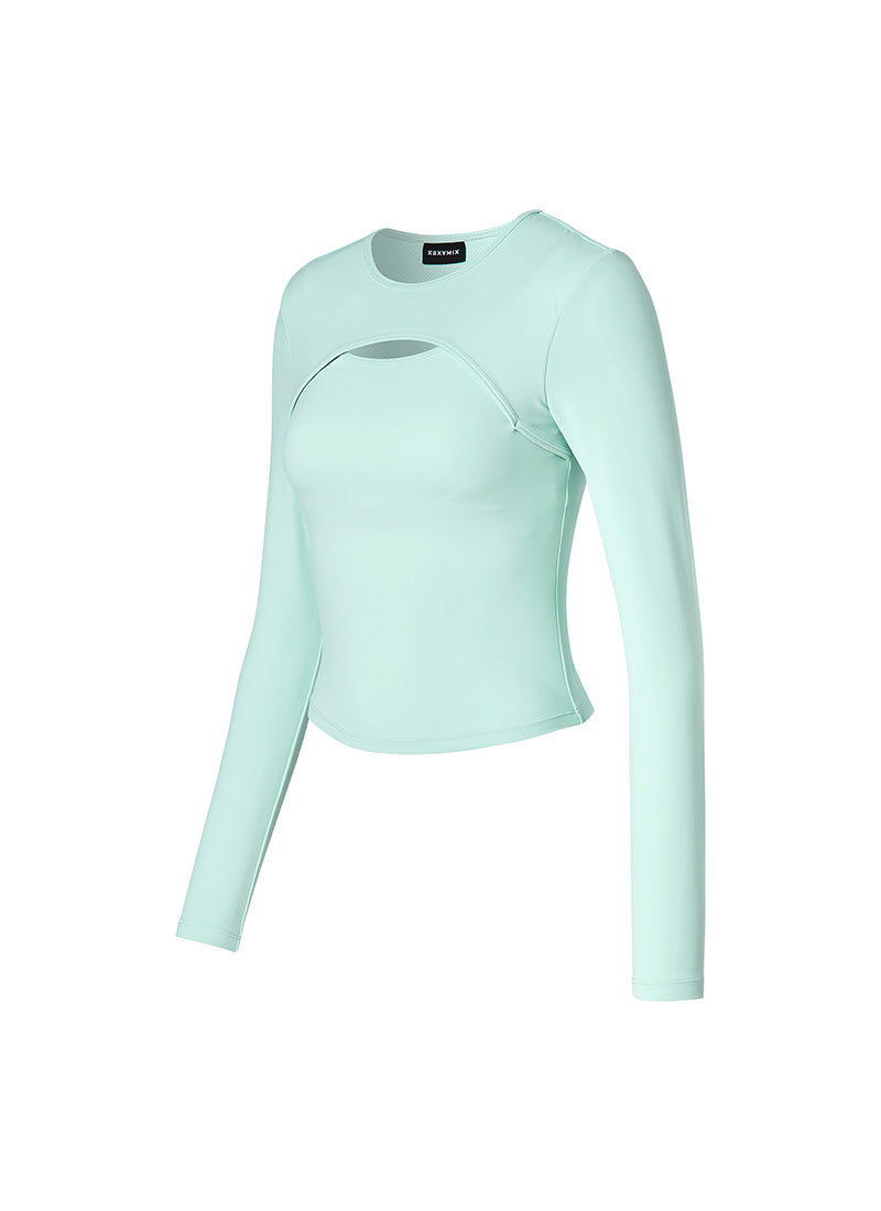Black Label Signature Power Rise Cutout Inpad Long Sleeve