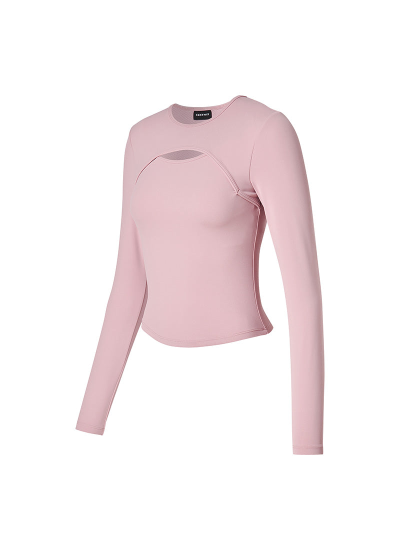 Black Label Signature Power Rise Cutout Inpad Long Sleeve