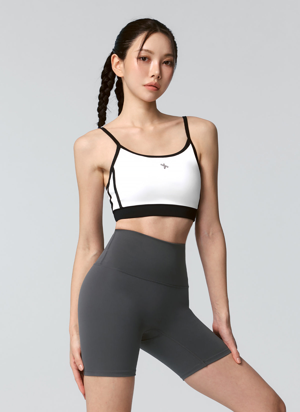 Double Line Color Block Bra