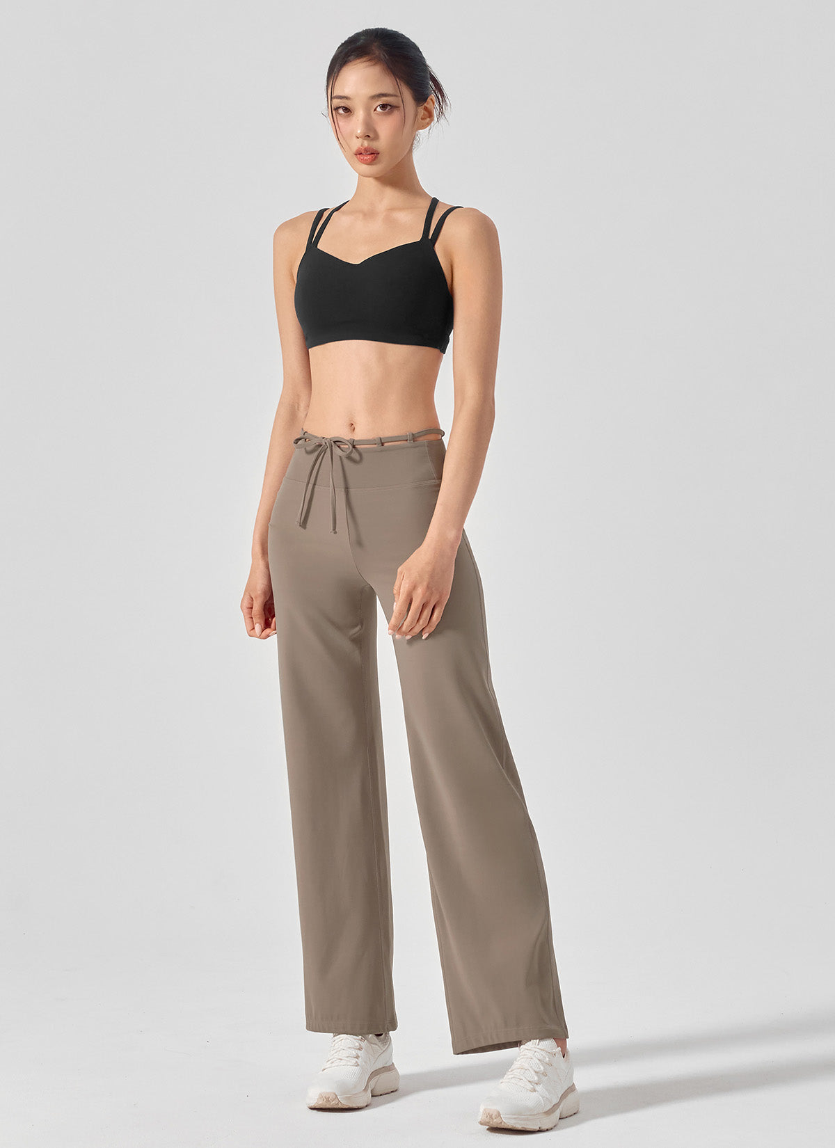 Black Label Power Rise Napping String Wide Leggings