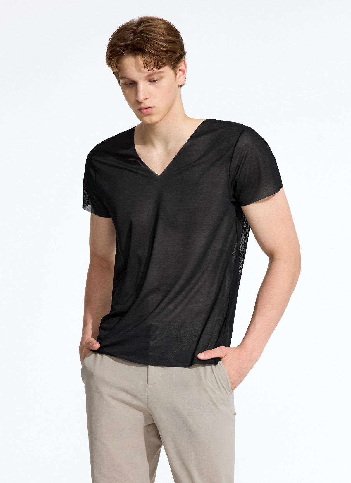 Cool Motion V-Neck Short Sleeve