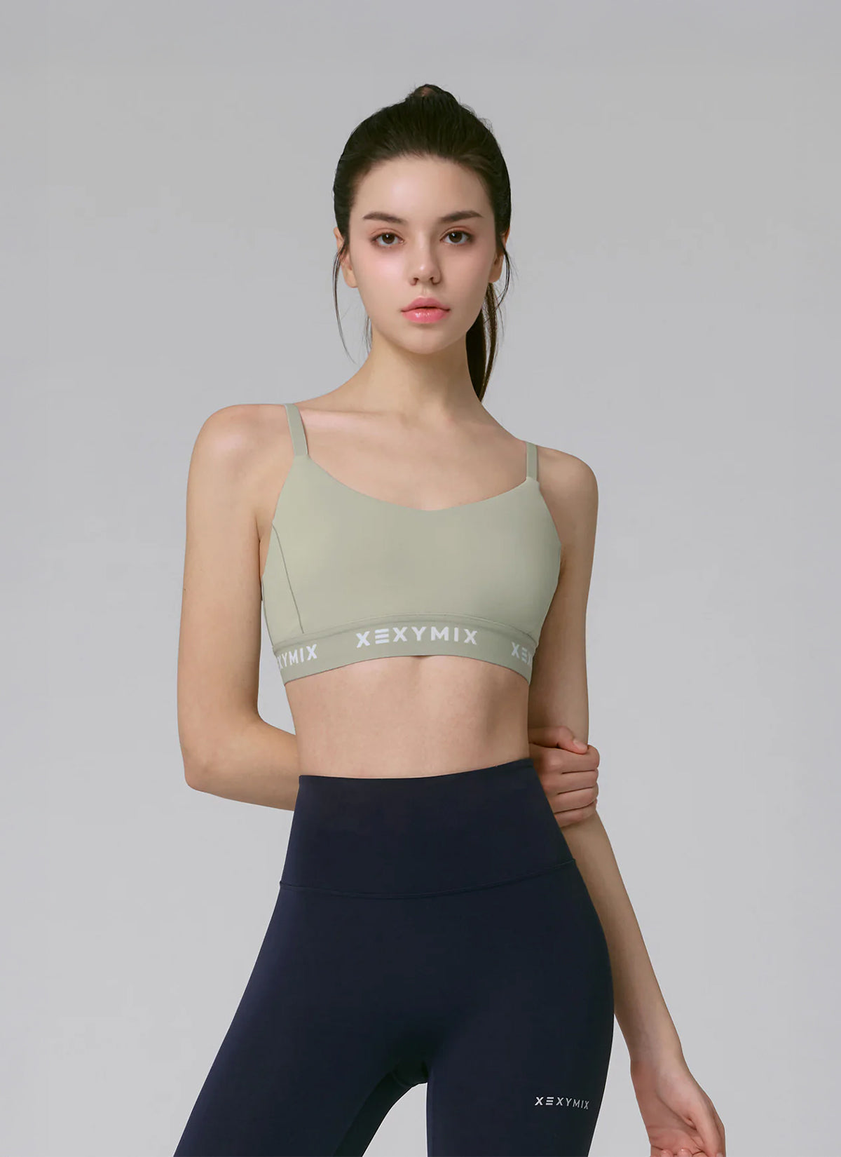 Black Label Signature Power Rise Logo Band Bra