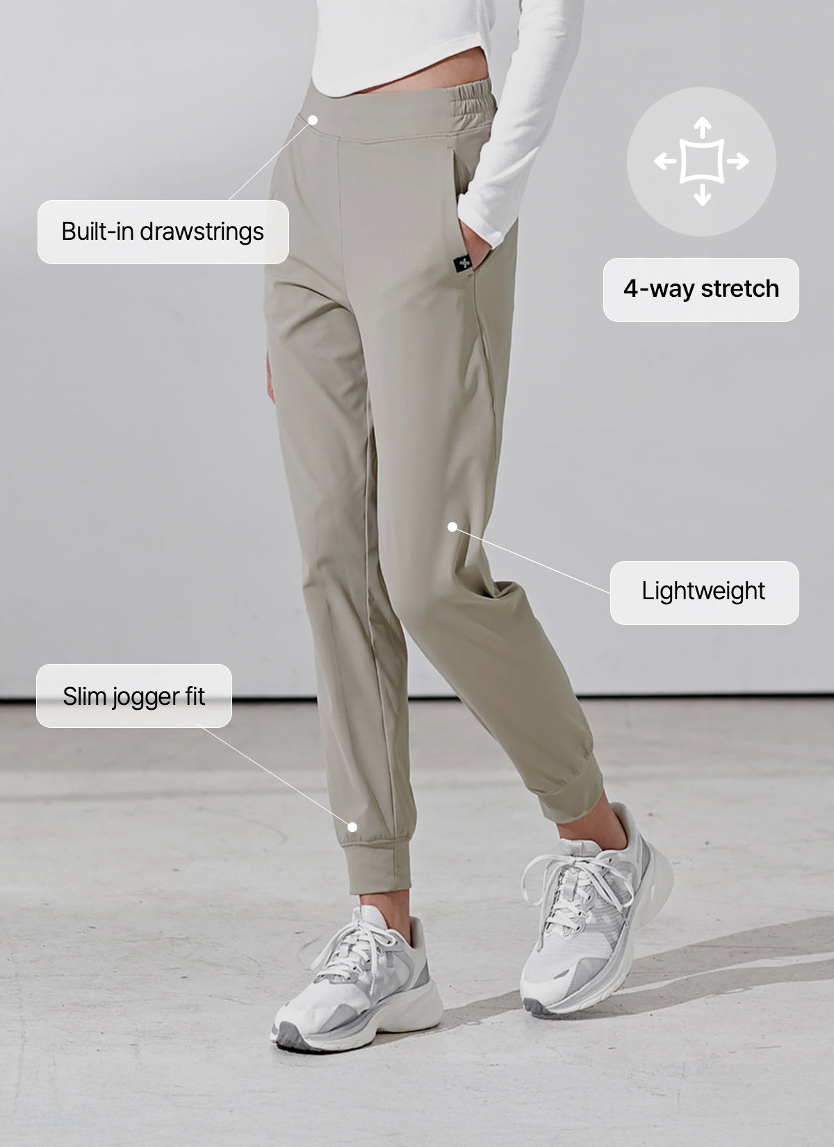 Tilted Line Tension Joggers