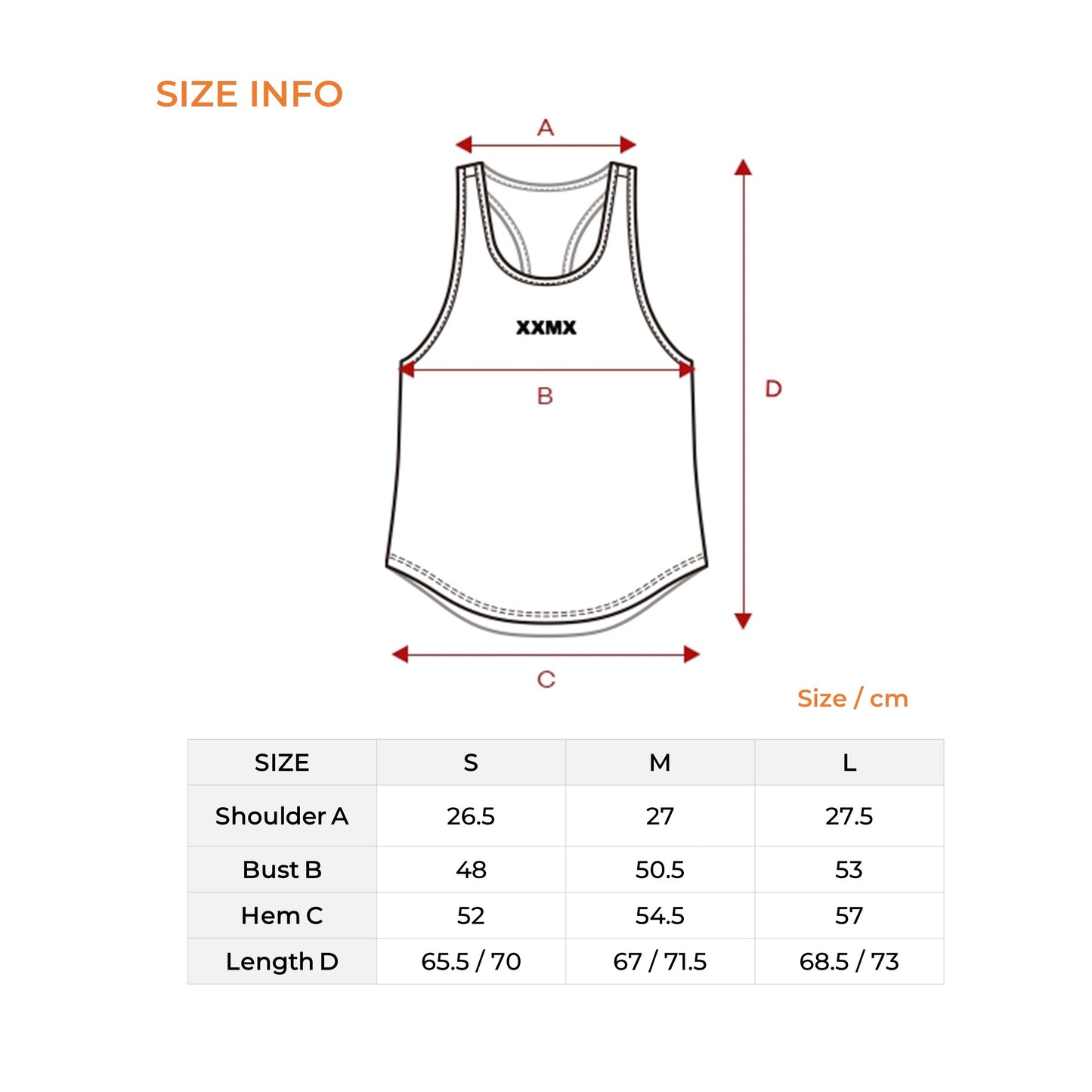 XXMX Cotton Sleeveless